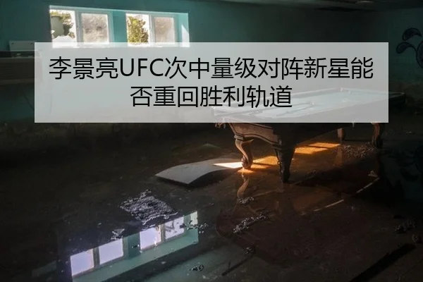 李景亮UFC次中量级对阵新星能否重回胜利轨道